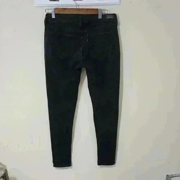 P5010 levi's black legging jegging skinny jeans size - Picture 5 of 6